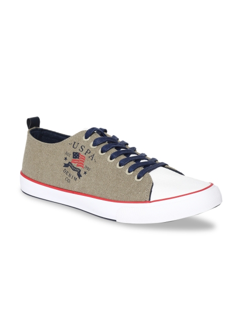 

U.S. Polo Assn. Men Khaki Sneakers