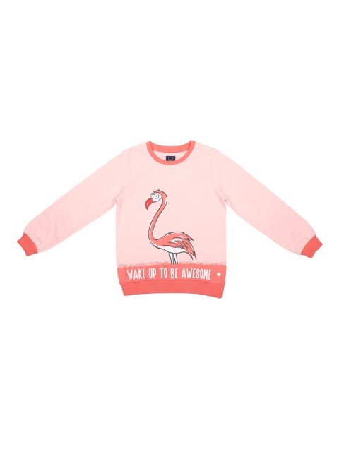 

Allen Solly Junior Girls Pink Printed Sweatshirt