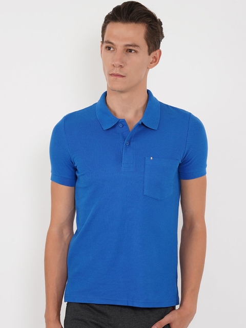 

Sweet Dreams Men Blue Solid Lounge Tshirt 8907668569813
