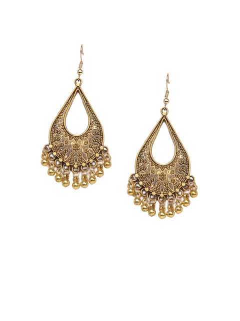 

DIVA WALK Gold-Toned Classic Drop Earrings