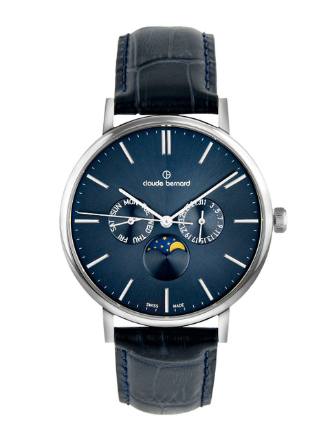 

claude bernard Men Blue Analogue Watch 40004 3 BUIN