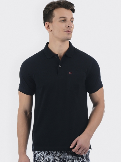 

Sweet Dreams Men Navy Blue Solid Lounge Tshirt 8907668569738