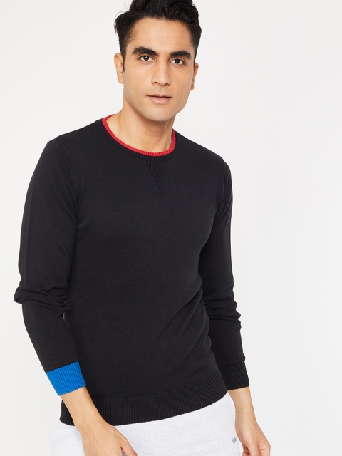 

Forca by Lifestyle Men Black Solid Sweater