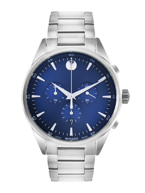 

MOVADO Men Blue Stratus Swiss Made Analogue Watch 607248