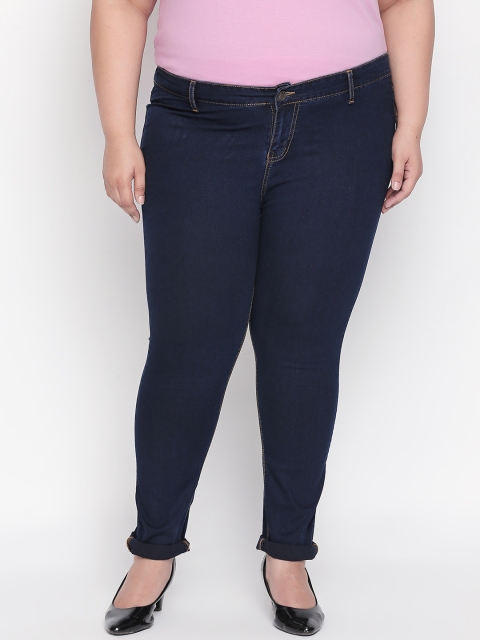 

ZUSH Plus Size Women Blue Skinny Fit Denim Jeggings