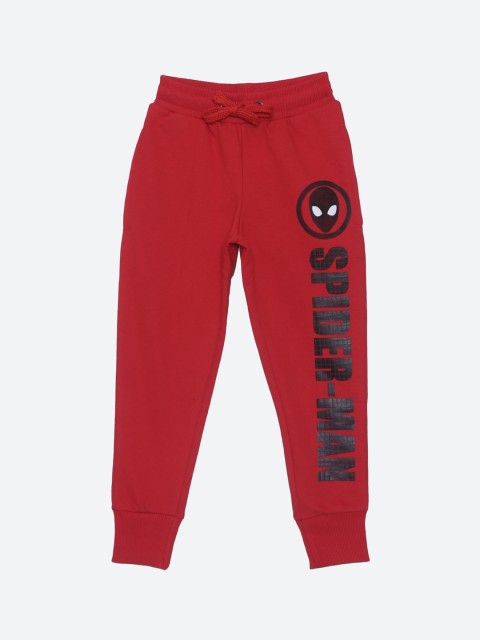 

Kids Ville Boys Red Superman Printed Joggers