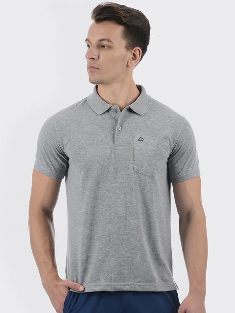 

Sweet Dreams Men Grey Melange Solid Lounge Tshirt 8907668569509