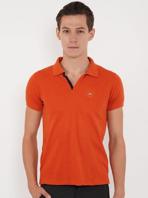 

Sweet Dreams Men Orange Solid T-shirt
