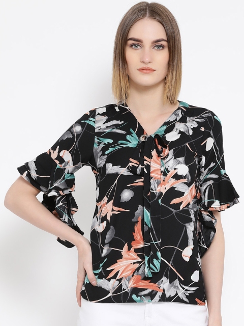 

Latin Quarters Women Black Printed Top
