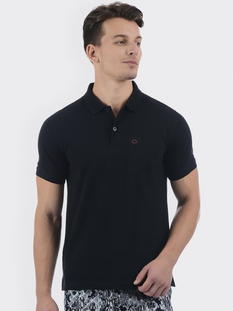 

Sweet Dreams Men Navy Blue Solid Lounge Tshirt 8907668569745