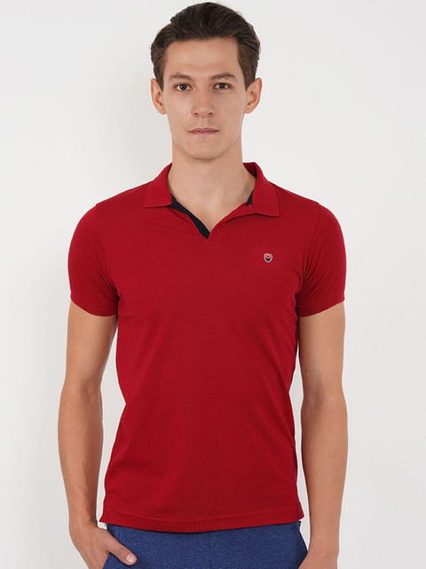 

Sweet Dreams Men Red Solid T-shirt