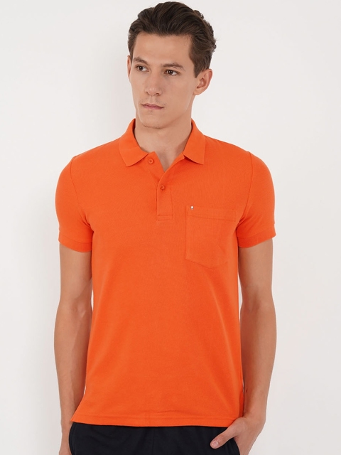 

Sweet Dreams Men Orange Solid Lounge Tshirt 8907668569257