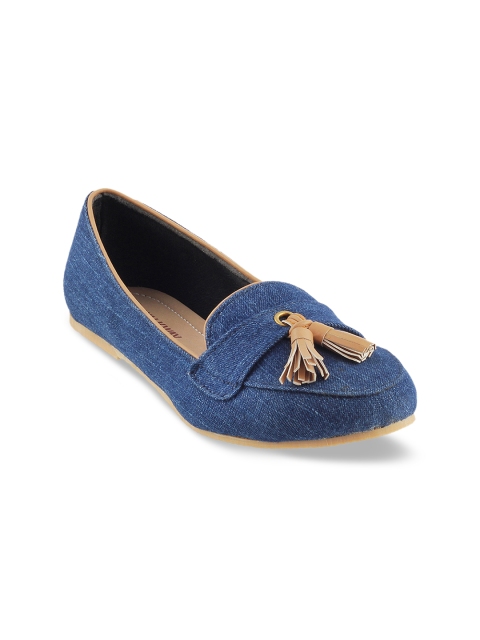 

WALKWAY Women Blue Solid Ballerinas