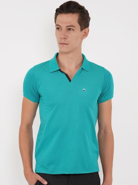 

Sweet Dreams Men Blue Solid T-shirt