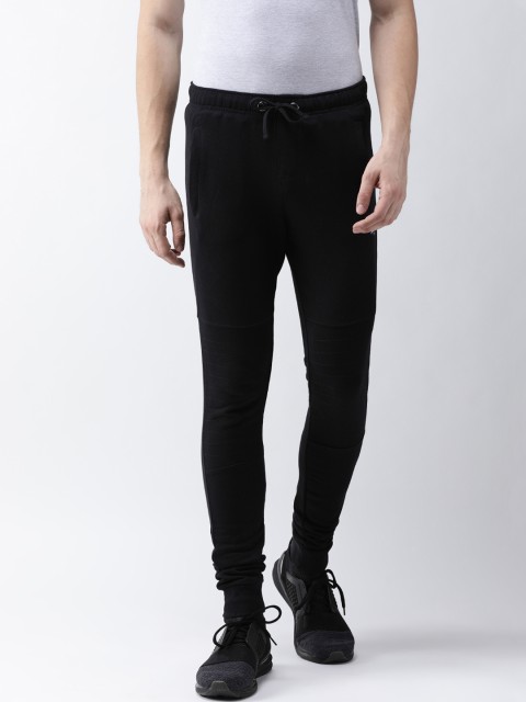 

Steenbok Men Black Solid Slim Fit Track Pants