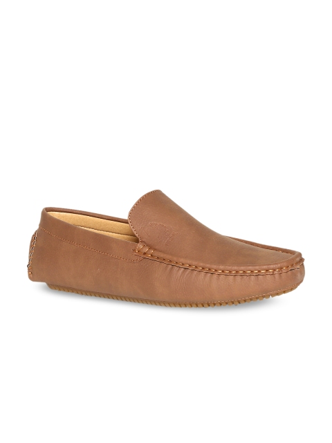 

U.S. Polo Assn. Men Tan Brown Solid Driving Shoes