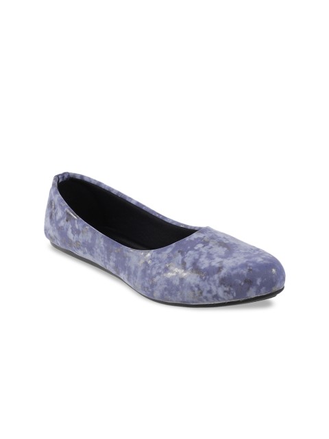 

WALKWAY Women Blue Printed Ballerinas