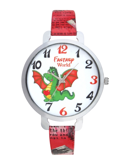 

Fantasy World Girls White Analogue Watch