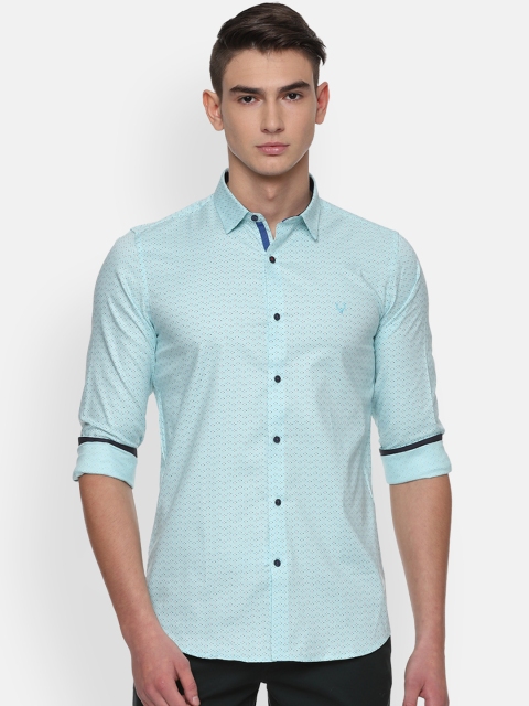 

Allen Solly Sport Men Blue Slim Fit Printed Casual Shirt