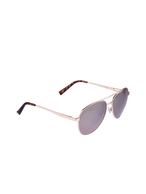 

Steve Madden Unisex UV Protected Aviator Sunglasses SM482166GLD, Grey