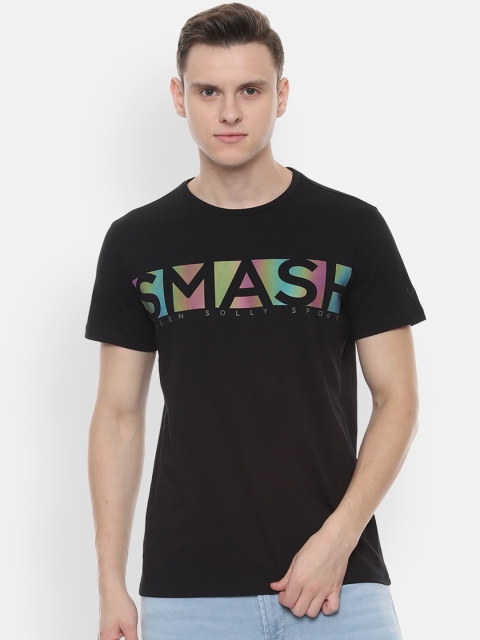 

Allen Solly Sport Men Black Printed Round Neck T-shirt