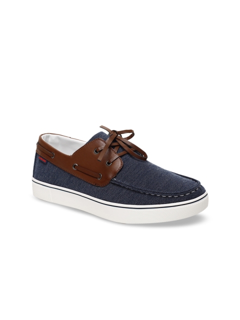 

U.S. Polo Assn. Men Navy Blue Boat Shoes