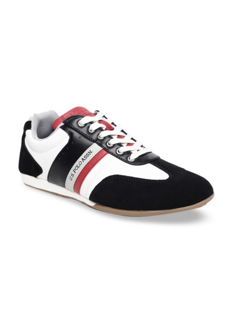 

U.S. Polo Assn. Men Black & White Sneakers