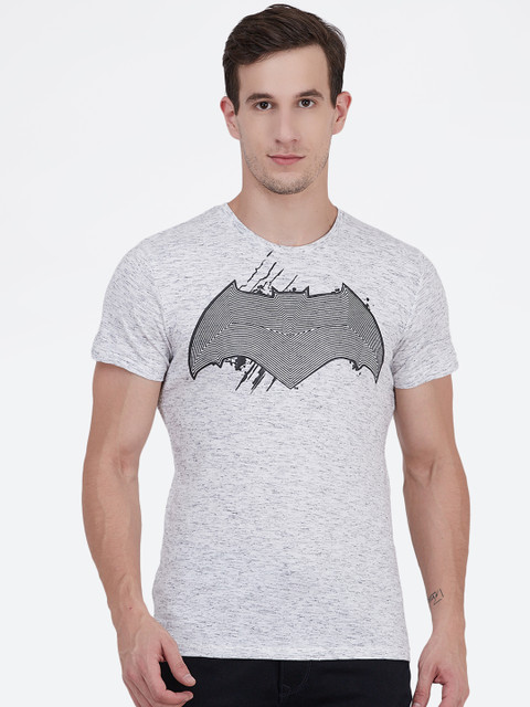 

Free Authority Men White Batman Printed T-shirt