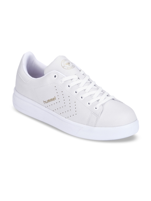 

hummel Unisex White Sneakers