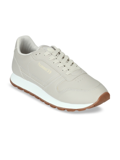 

hummel Unisex Beige Sneakers