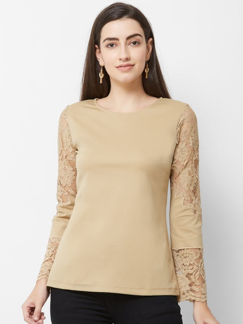 

Soie Women Beige Solid Top
