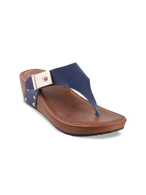 

Mochi Women Blue Solid Heels