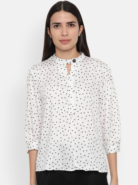 

Van Heusen Woman Women White Printed Top