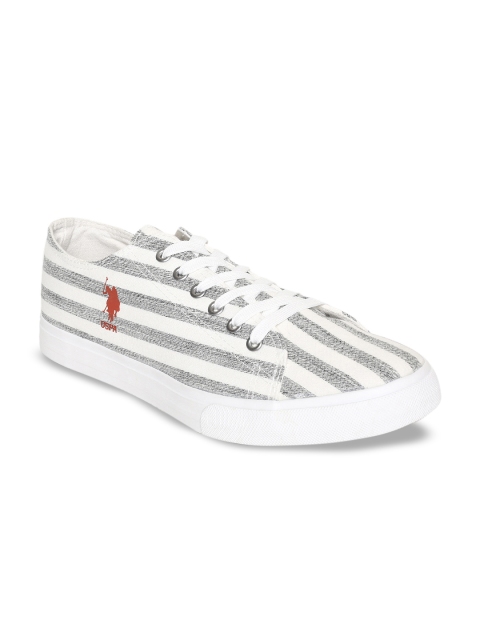 U.S. Polo Assn. Men Grey Sneakers