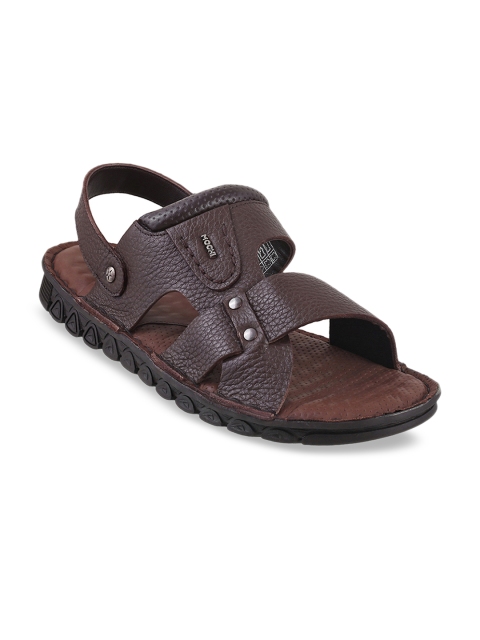 

Mochi Men Brown Leather Comfort Sandals