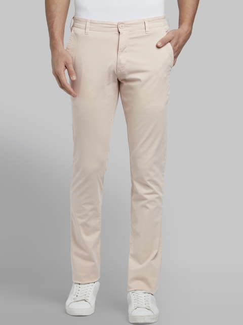 

Parx Men Pink Tapered Fit Solid Regular Trousers