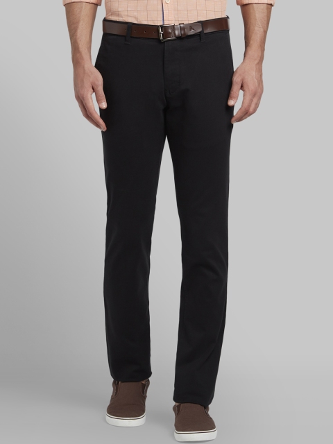 

Parx Men Black Tapered Fit Solid Regular Trousers