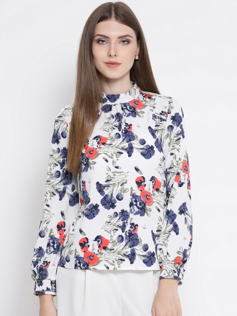 

Oxolloxo Women Off-White Printed Top