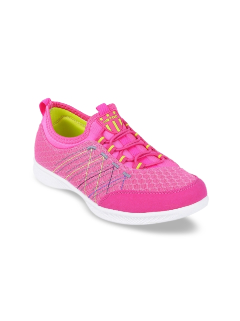 

Metro Women Pink Slip-On Sneakers