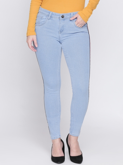 

High Star Women Blue Slim Fit Mid-Rise Clean Look Stretchable Jeans