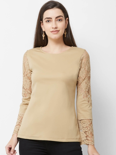 

Soie Women Beige Solid Top