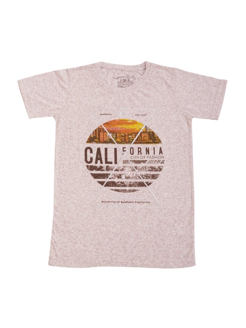 

Lil Tomatoes Boys Cream-Coloured Printed Round Neck T-shirt