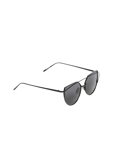 

Flying Machine Men Aviator Sunglasses FMAE0249, Black