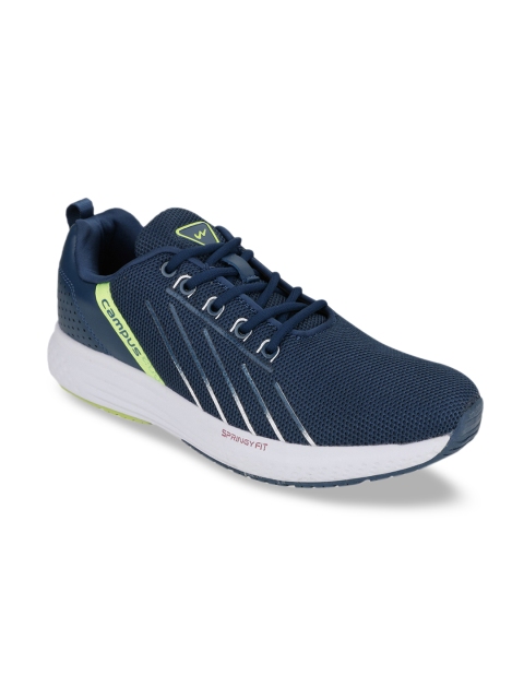 

Campus Men Turquoise Blue Mesh Running Shoes