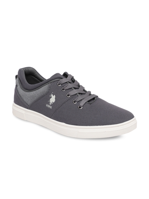 U.S. Polo Assn. Men Grey Sneakers