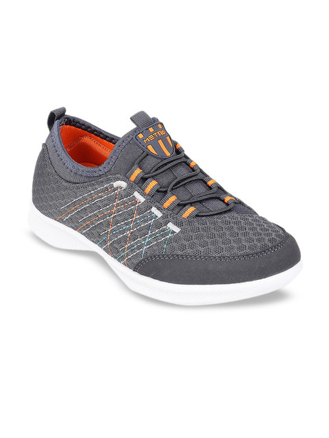 

Metro Women Grey Slip-On Sneakers