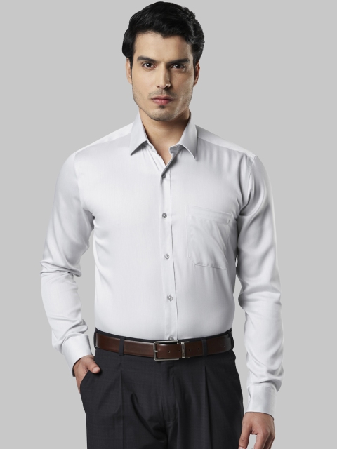 

Raymond Men Grey Regular Fit Solid Formal Shirt