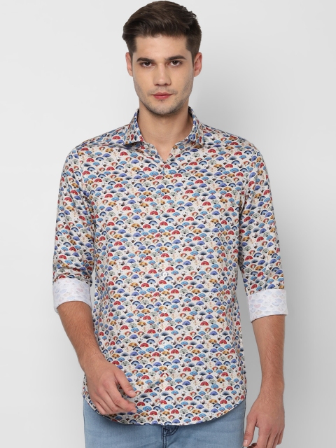 

SIMON CARTER LONDON Men Multicoloured Slim Fit Printed Casual Shirt, Multi