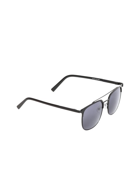 

Flying Machine Men Aviator Sunglasses FMAE0253, Black