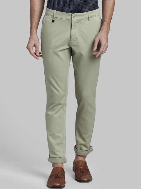 

Parx Men Green Regular Fit Solid Regular Trousers